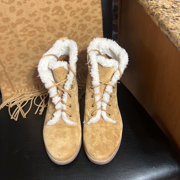 Womans winter ankle booties fur lined - Picture 8 of 8